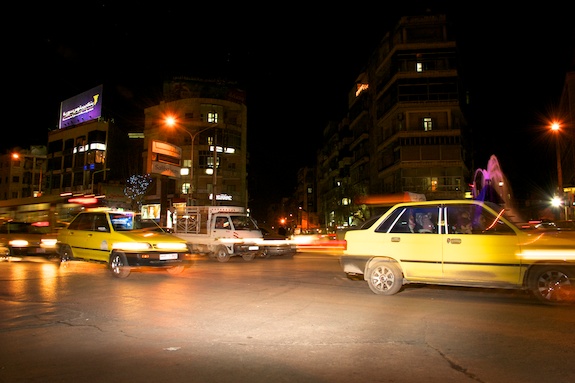 cabs in Aleppo