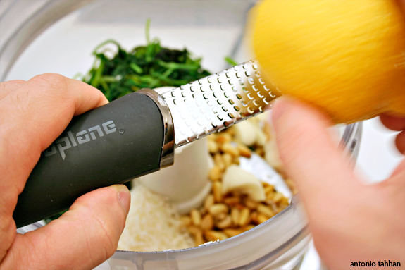 lemon zest for zing