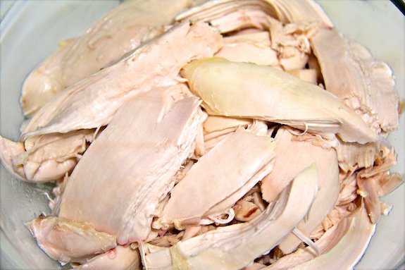 shredded chicken