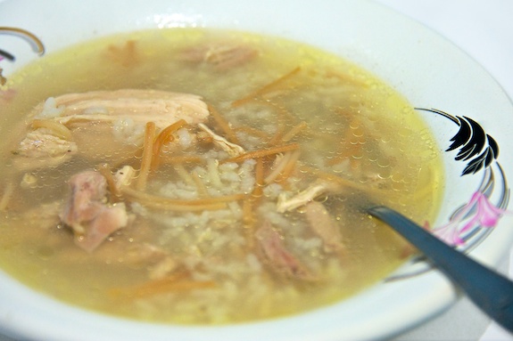 chicken noodle and rice soup