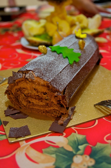 yule log, Bûche de Noël