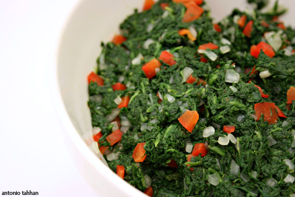 spinach filling