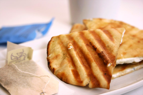 perfect with hot tea Middle Eastern Grilled Cheese