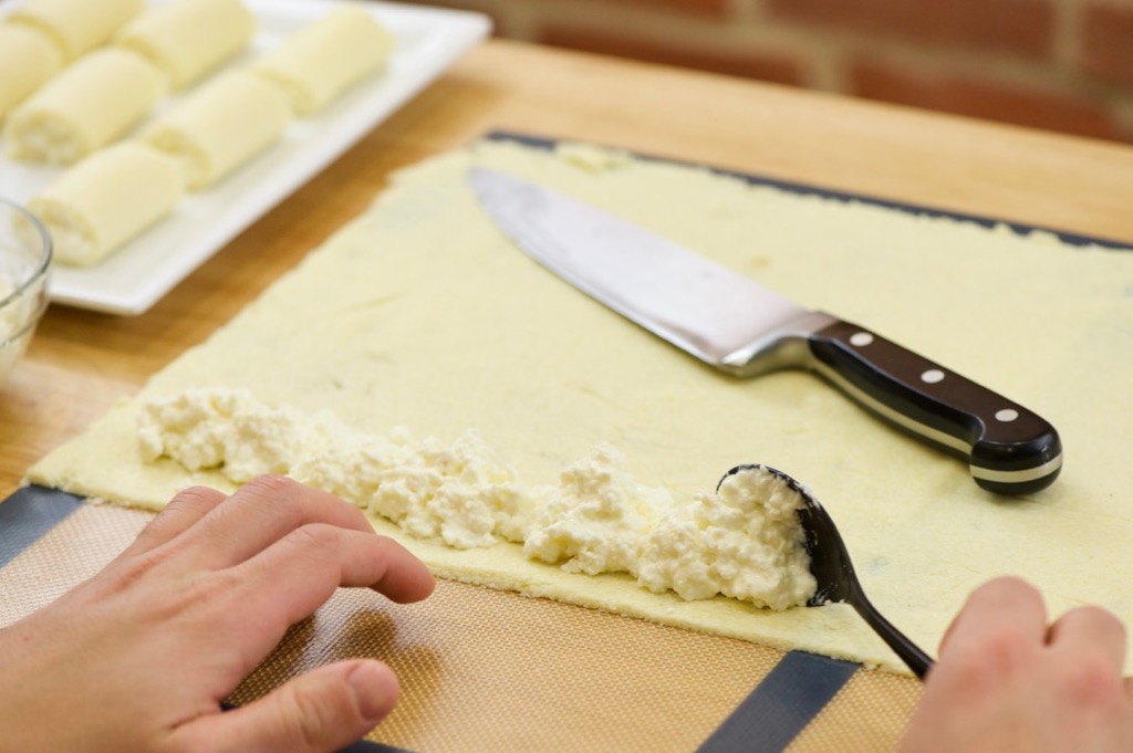 stuffing with creamy qashta