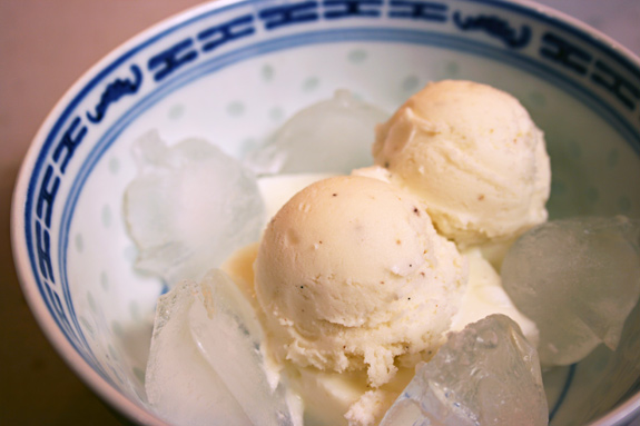 vanilla bean ice cream