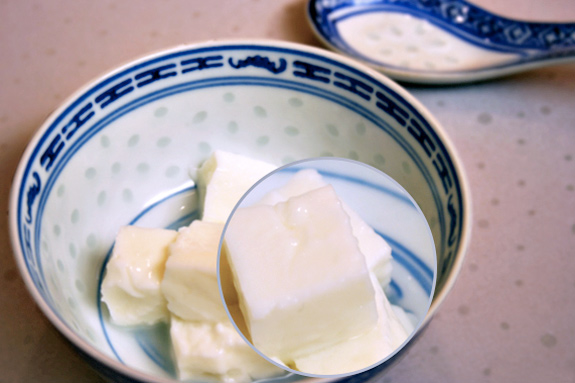 like milk jello, only tastier than it sounds milk cubes