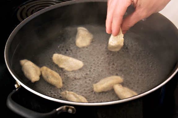 cook in simmering water