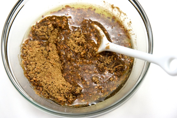 zaatar with olive oil