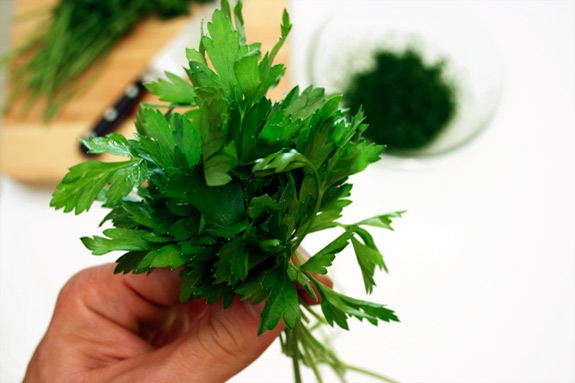 parsley bouquet