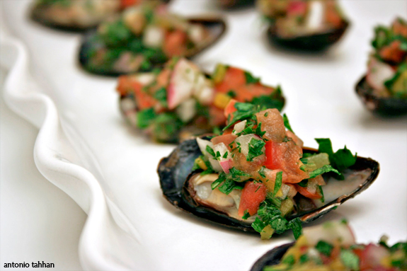 mejillones a la vinagreta