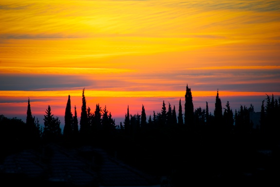 sunset in the outskirts of Aleppo sunset