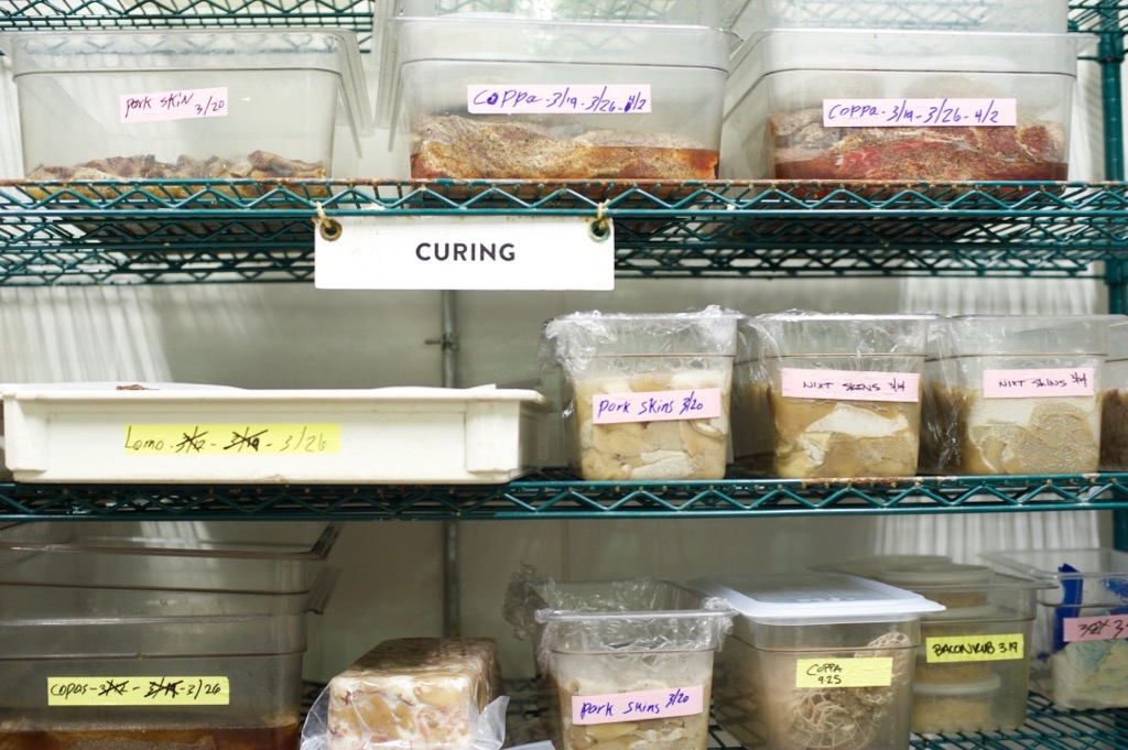 curing room at P&L curing room at P&L