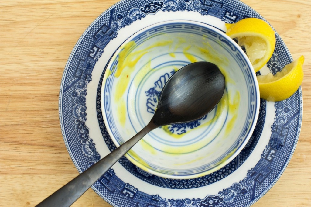 happiness empty bowl of soup