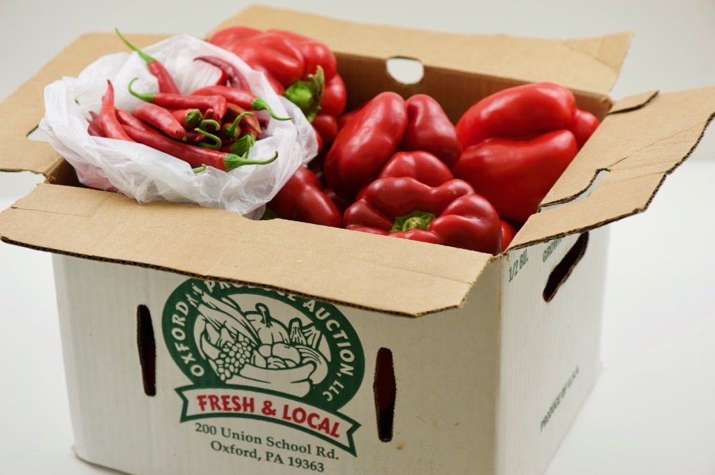 a bushel of peppers a bushel of peppers