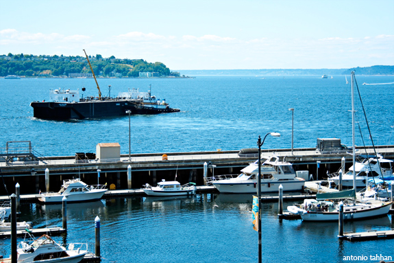 view of the bay