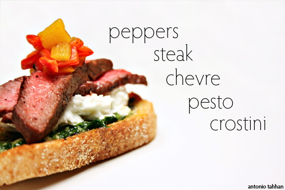 steak crostini flavor profile