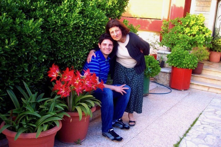 Alan and his Nana (Grandma) Nadia in Sweida