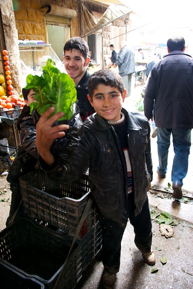 happiness vegetable market