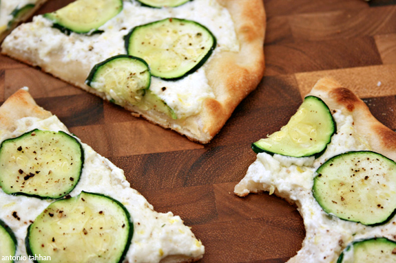 the pizza