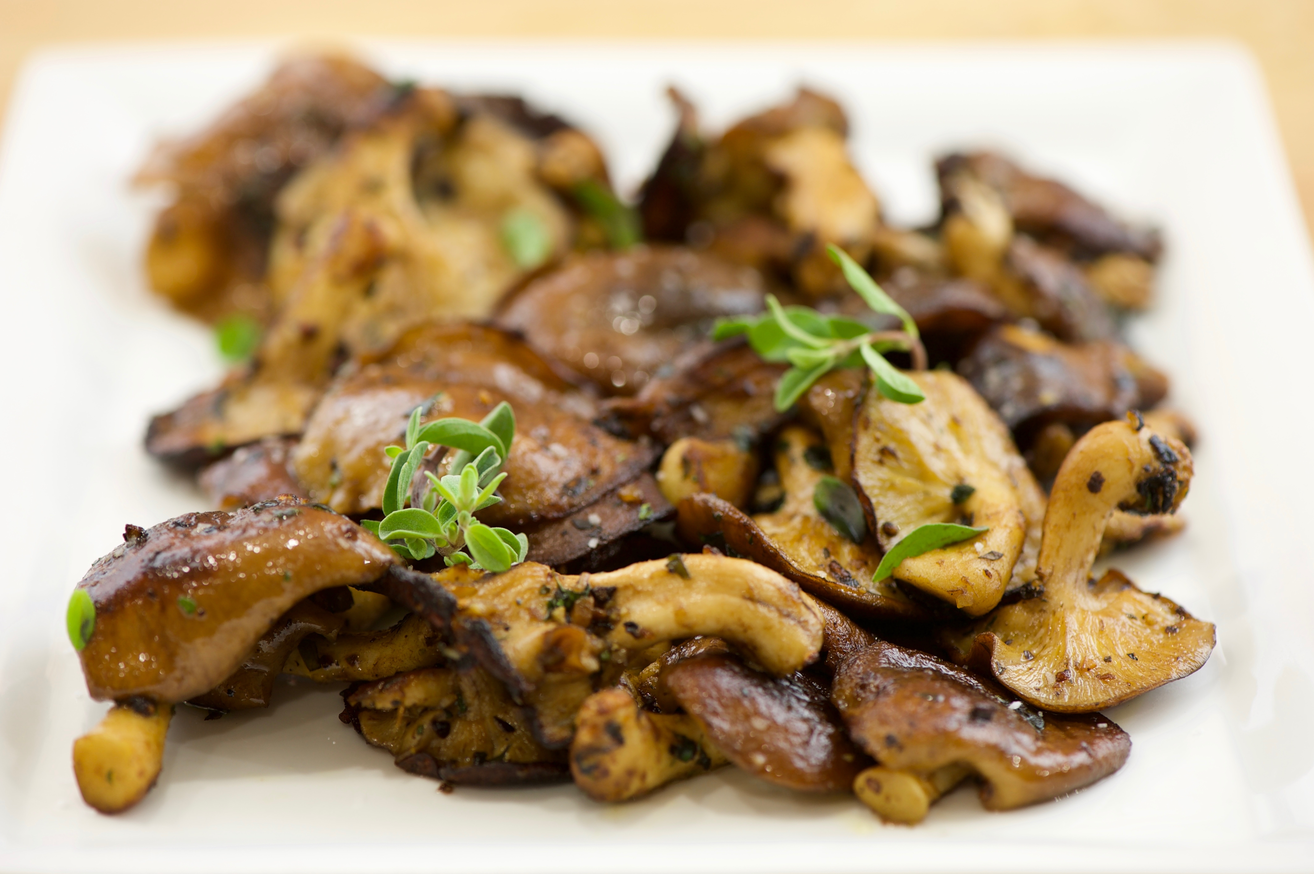 sauteed shiitake mushrooms